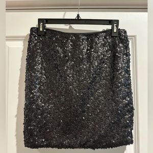 Go GLAM!  Sequin fitted mini skirt - sz S